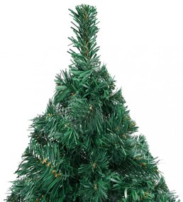 zöld PVC műkarácsonyfa vastag ágakkal 120 cm