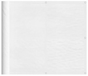 fehér 100% oxford poliészter erkélyparaván 90 x 1000 cm