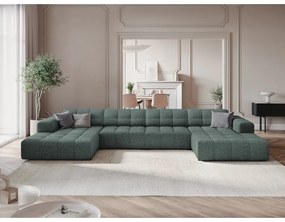 Türkiz sarokkanapé (U alakú) Chicago – Cosmopolitan Design