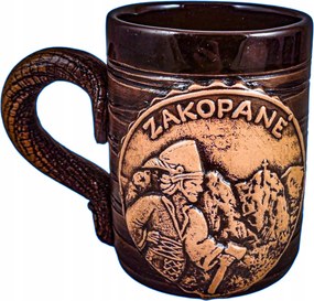 Kerámia Bögre Kb. 200 ml barna Hegyi