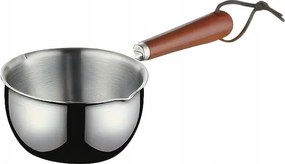 Fa nyéllel ellátott fazék forró fürdő viasz szappan Diy 400 ml