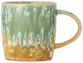 Sárga-világoszöld kőedény csésze 400 ml Milani – Bloomingville
