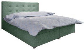 Franciaágy Boxspring 180 cm Fade 1 (menta) (matraccal és tárolóhellyel). 1046487