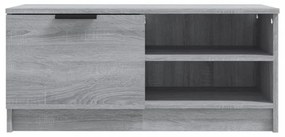 szürke sonoma színű szerelt fa TV-szekrény 80 x 35 x 36,5 cm