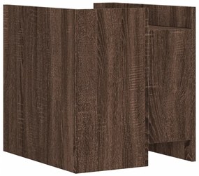 vidaXL barna tölgy színű szerelt fa éjjeliszekrény 45 x 50 x 50 cm