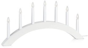 Markslöjd 704830 - Karácsonyi gyertyatartó ATLE 7xE10/3W/230V fehér