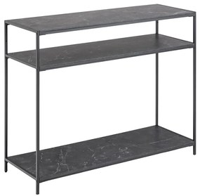 ALMA konzolasztal antracit színben