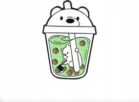 Kitűző Mackó Bögre Pins bross ajándék