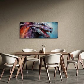 Kép - Egy sárkány illusztrációja (120x50 cm)