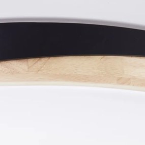 Brilliant - LED Dimmelhető mennyezeti lámpa BAARLO LED/36W/230V átm. 50 cm fekete + távirányító