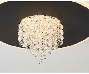 Searchlight 21126-32BK - DELUGE LED dimmelhető mennyezeti lámpa 20W/230V Ø 31,5 cm fekete