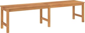 vidaXL tömör tíkfa kerti pad 180 cm
