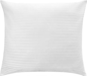 Szállodai párnahuzat 50x60 Adamas fehér csíkos 1 cm cipzáras