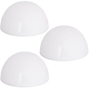 Deuba 3 db LED-es félköríves napelemes lámpa készlet