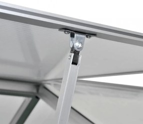 megerősített alumínium melegház alapkerettel 7,55 m²