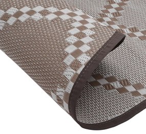 kültéri szőnyeg ARAKIL barna Ø120 cm PP