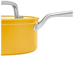 Indukciós tűzhelyhez alkalmas edény fedővel-kerámia felülettel 2,4 l Meda 3.0 – FABINI