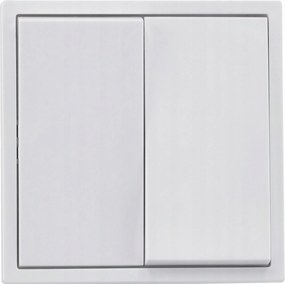 Fénykapcsoló Dupla Kapcsoló 10A Fehér 250V IP20 Keret Kapcsoló