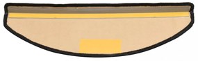 10 db fekete és szürke öntapadó lépcsőszőnyeg 65x21x4 cm
