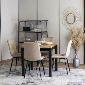 Bézs Bársony Étkezőszék. PERU