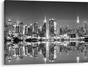 Kép - New York, fekete-fehér (70x50 cm)