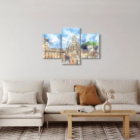 Kép - Santa Maria di Loreto temploma, Róma, Olaszország (90x60 cm)