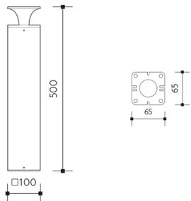 LED Kültéri lámpa ORNELA LED/6W/230V 3000K IP54 antracit
