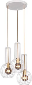 KAJA K-4527 ARVI WHITE Többágú Függesztett Lámpa Fehér E27 IP20