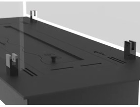 InFire - Beépített BIO kandalló 8,5x60 cm 3,5kW fekete