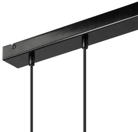 Simon 3xE27/60W/230V fekete függeszték kábellel