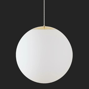 Osmont 62234 Adria S5 Hp üvegfüggő lámpa polírozott sárgaréz fehér IP4