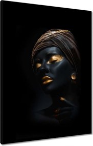 Vászonkép 60x80 Arany smink