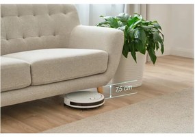 Sencor - Intelligens robotporszívó felmosóval 2in1 28W/2600 mAh Wi-Fi fehér + távirányító