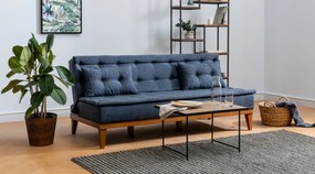 Fuoco Dark Blue kinyitható kanapé