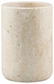 Bézs kő fogkefetartó pohár Travertine – Mette Ditmer Denmark