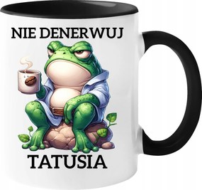 Fekete Bögre Ajándék Apák Napjára Ne Idegesítsd Apát 330ml Csomagolás