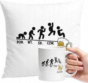 Bögre Szett Párna Ajándék Vicces Hétköznap Sör Ajándék Szöveg