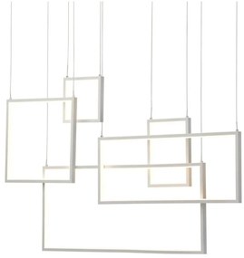 Redo 01-2316 - PLANA LED, dimmelhető, kábelre akasztható függeszték, 80W/230V, fehér