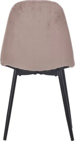 Modern Bársony Étkezőszék Barna Színben. DC-4469