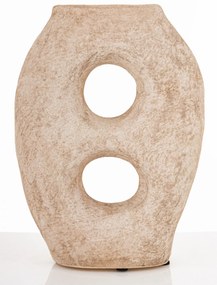 Evora design Váza kerámia barna 28x20,5x8cm