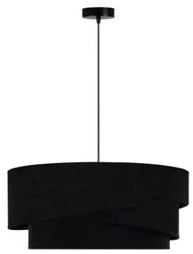 Duolla - Csillár zsinóron KOBO 1xE27/15W/230V átm. 45 cm fekete/arany