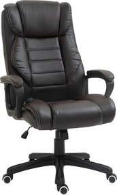 Vinsetto Irodai Szék Masszázs Funkcióval, Ergonomikus Ü Executive Szék Vibrációs Masszázzsal, Dönthető Funkcióval, Magasságban Állítható Írószék Forgó
