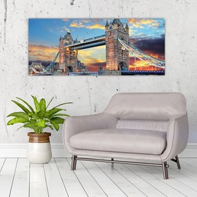 Kép - Tower Bridge, London, Anglia (120x50 cm)