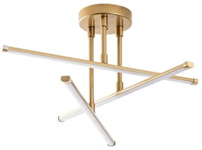 Aranyszínű LED mennyezeti lámpa 26x51 cm Umut – Opviq lights