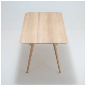 Stafa tömör tölgyfa étkezőasztal, 220 x 90 cm - Gazzda