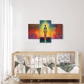 Kép - Nő és csakrák (90x60 cm)