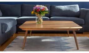 Contrast Tetra kőrisfa dohányzóasztal, 110 x 110cm - Ragaba