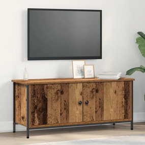 régi fa TV szekrény Régi fa Forgácslap 102 x 35 x 45 cm