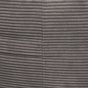 Krémszínű kordbársony babzsákfotel Roll 190 – SLOWDOWN