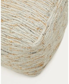 Bézs gyapjú puff Selise – Kave Home